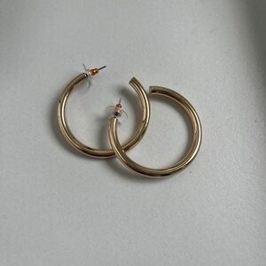 LOFT gold hoop earrings